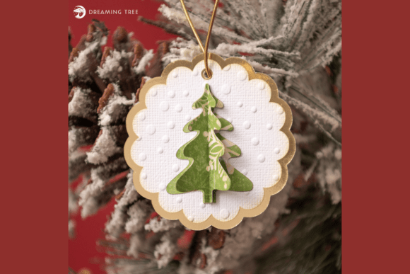 3D Christmas Tree Gift Tag