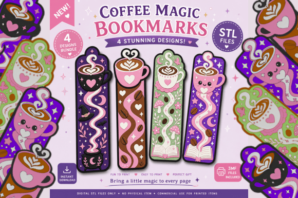 Magical Coffee 3d Printing STL 3mp Files