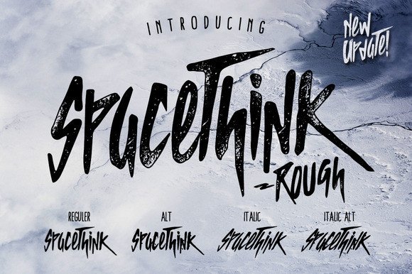 Spacethink: The Bold Brush Script for Authentic Branding