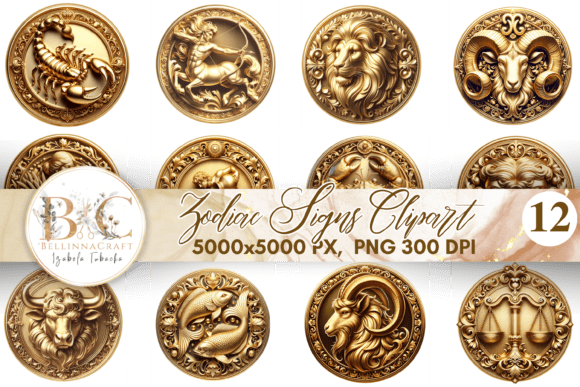 The Artistic Potential of 3D Golden Zodiac Signs in Modern Design